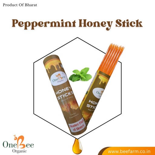 ORGANIC PEPPERMINT HONEY STICK